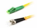 Lanmaster Патч-корд оптический TWT, PVC, дуплексный, LC/APC-ST/UPC, SM OS2, 15 м, TWT-2LC-2ST/SAU-15