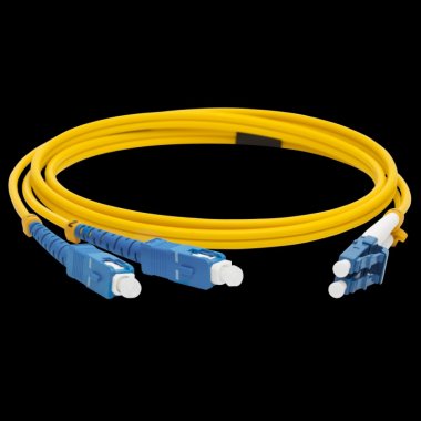Фотография товара 'Lanmaster Патч-корд оптический, LSZH, дуплексный, LC/UPC-SC/UPC, SM OS2 LAN-2LC-2SC/SU-20'