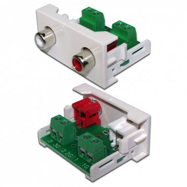 Фотография товара 'Lanmaster LAN-WA-LP-2RCA-WH'