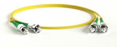 Фотография товара 'Lanmaster Патч-корд оптический TWT, PVC, дуплексный, ST/APC-ST/APC, SM OS2, 1.0 м, TWT-2ST-2ST/SA-1.0'