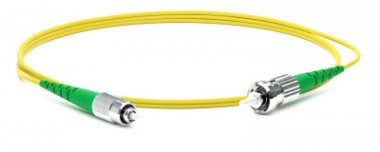 Фотография товара 'Lanmaster Патч-корд оптический TWT, PVC, симплексный, ST/APC-FC/APC, SM OS2, 20.0 м, TWT-ST-FC/SA-20'