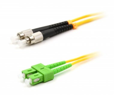 Фотография товара 'Lanmaster Патч-корд оптический TWT, PVC, дуплексный, SC/APC-FC/UPC, SM OS2, 10 м, TWT-2SC-2FC/SAU-10'