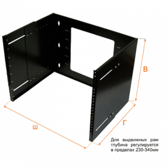 Фотография товара 'Lanmaster LAN-RACK-WMR-2U'