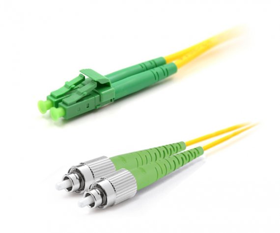 Фотография товара 'Lanmaster Патч-корд оптический, LSZH, дуплексный, ST/APC-LC/APC, SM OS2 LAN-2ST-2LC/SA-7.0'