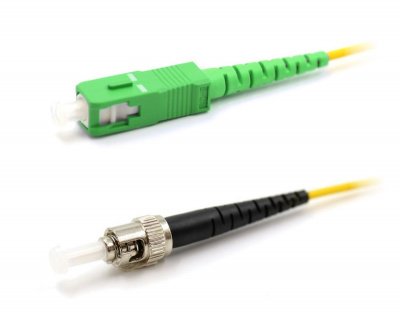 Фотография товара 'Lanmaster Патч-корд оптический LSZH, симплексный, SC/APC-ST/UPC, SM OS2, 15 м, LAN-SC-ST/SAU-15'