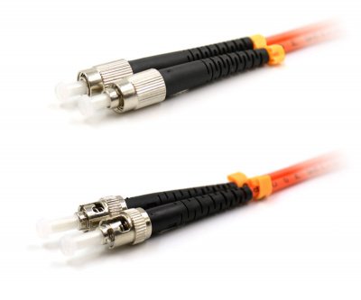 Фотография товара 'Lanmaster Патч-корд оптический LANMASTER, LSZH, дуплексный, ST/PC-FC/PC, MM 50/125, 0.5 м, LAN-2ST-2FC/OM2-0.5'