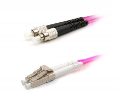 Фотография товара 'Lanmaster Патч-корд оптический LANMASTER, дуплексный, LC/PC-FC/PC, OM4, LSZH, 3.0 м, LAN-2LC-2FC/OM4-3.0'