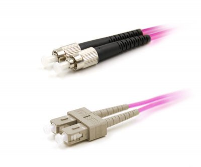 Фотография товара 'Lanmaster Патч-корд оптический LANMASTER, дуплексный, SC/PC-FC/PC, OM4, LSZH, 5.0 м, LAN-2SC-2FC/OM4-5.0'