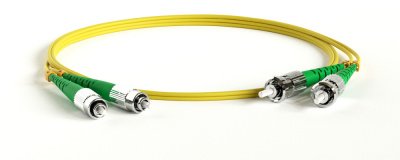 Фотография товара 'Lanmaster Патч-корд оптический TWT, PVC, дуплексный, ST/APC-FC/APC, SM OS2, 1.5 м, TWT-2ST-2FC/SA-1.5'