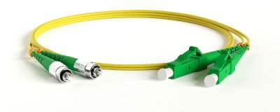 Фотография товара 'Lanmaster Патч-корд оптический TWT, PVC, дуплексный, LC/APC-FC/APC, SM OS2, 20 м, TWT-2LC-2FC/SA-20'
