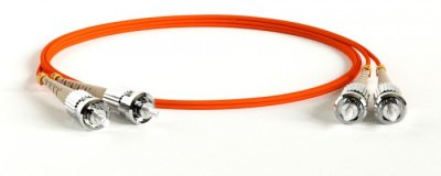 Фотография товара 'Lanmaster Патч-корд оптический TWT, PVC, дуплексный, ST/PC-ST/PC, MM 50/125, 20 м, TWT-2ST-2ST/OM2-20'