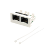 Lanmaster LAN-WA-LP-2x45/5E-WH